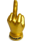 Golden FU Finger Trophy - K. P.