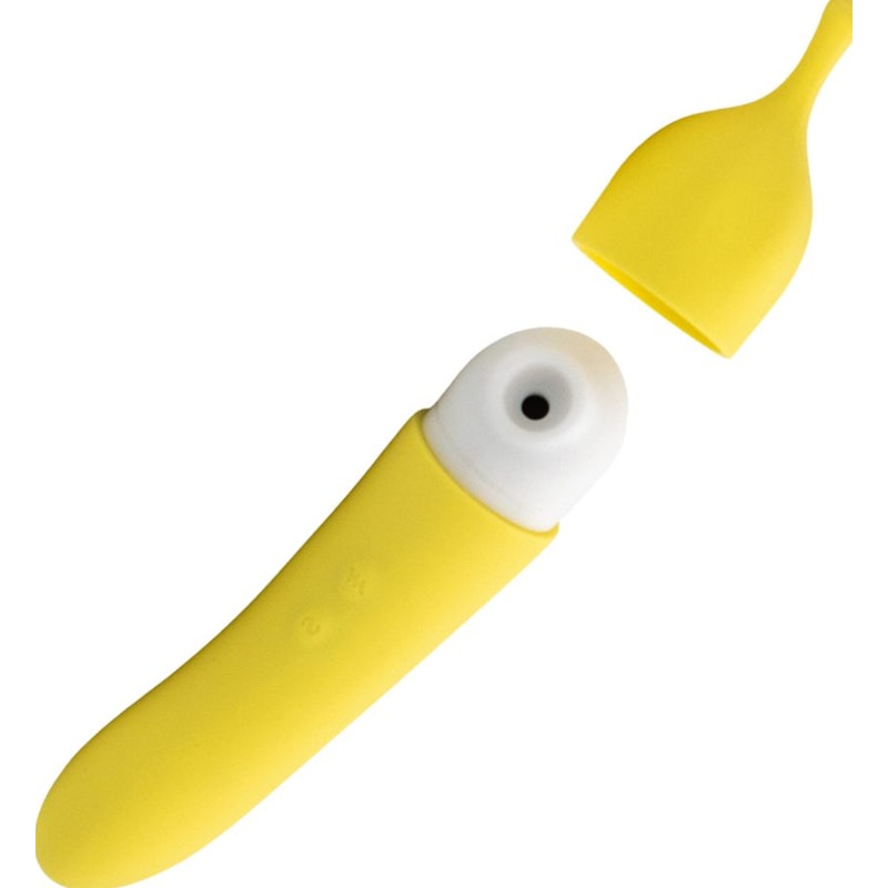 Air Pulse G-Spot Vibrator - Banana Cream - Yellow - K. P.