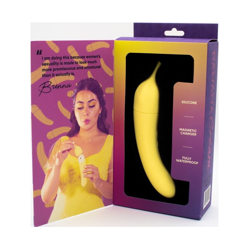 Air Pulse G-Spot Vibrator - Banana Cream - Yellow - K. P.