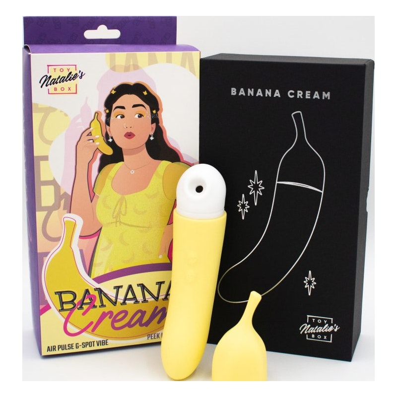 Air Pulse G-Spot Vibrator - Banana Cream - Yellow - K. P.