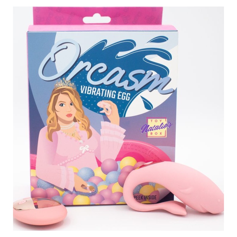 Remote Controlled Wearable Egg Vibrator - Orcasm - Pink - K. P.