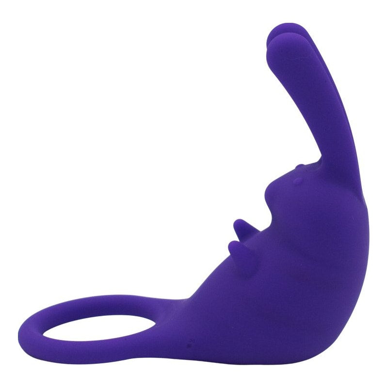 Cock Ring & Bullet Vibrator - The Cock Hopper - Blue - K. P.