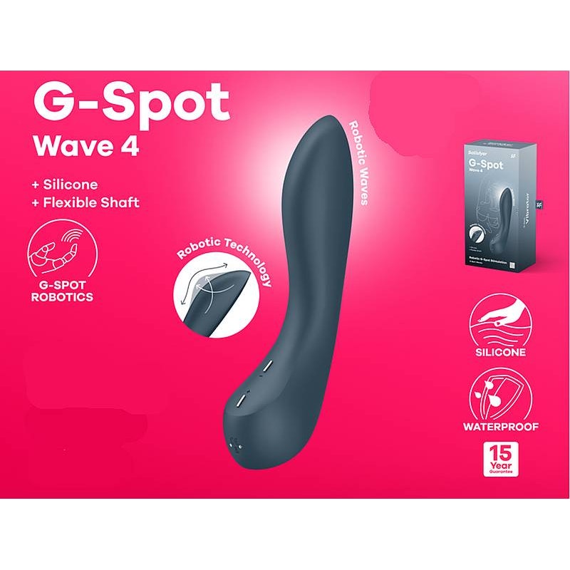 G-Spot Wave 4 Vibrator - Dark Blue - K. P.