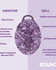 Classic Inflatable Sit-On Vibrator - Purple - K. P.