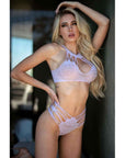 Tribal Mesh 2 Pc Set Lavender