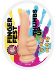 Finger Fest Dildo Thumbs Up Flesh
