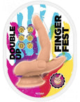 Finger Fest Dildo Double Up Flesh