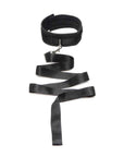 Neoprene Collar And Leash Set Black
