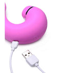 Shegasm 5 Star 10X Tapping G-Spot Vibe w Suction Pink