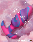 Unicorn Swirl Silicone Butt Plug Medium