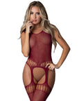 Alexia Body Stocking Burgundy