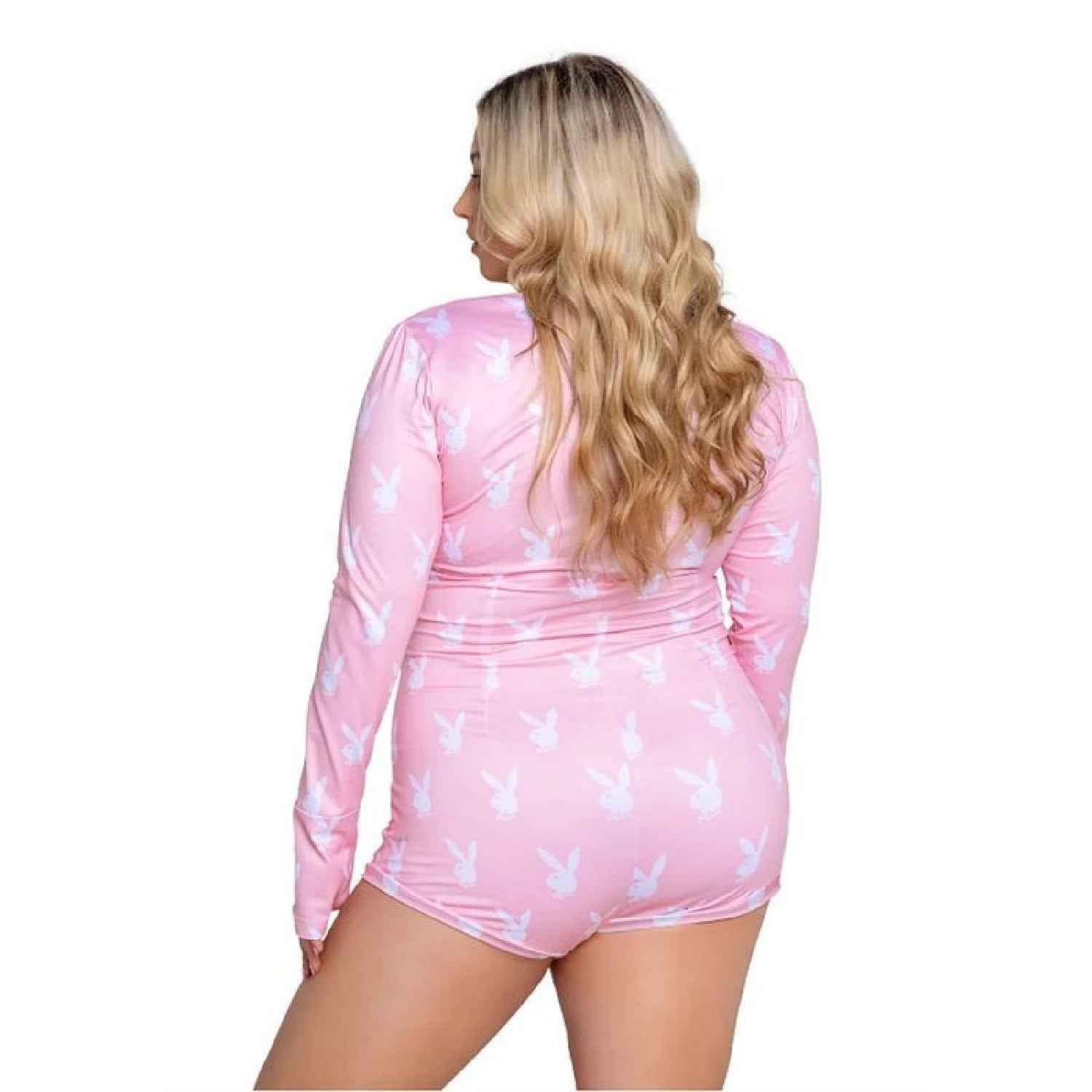 Playboy Slumber Bunny Romper - Pink