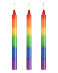 Pride Candles Rainbow Drip Candle 3 Pc