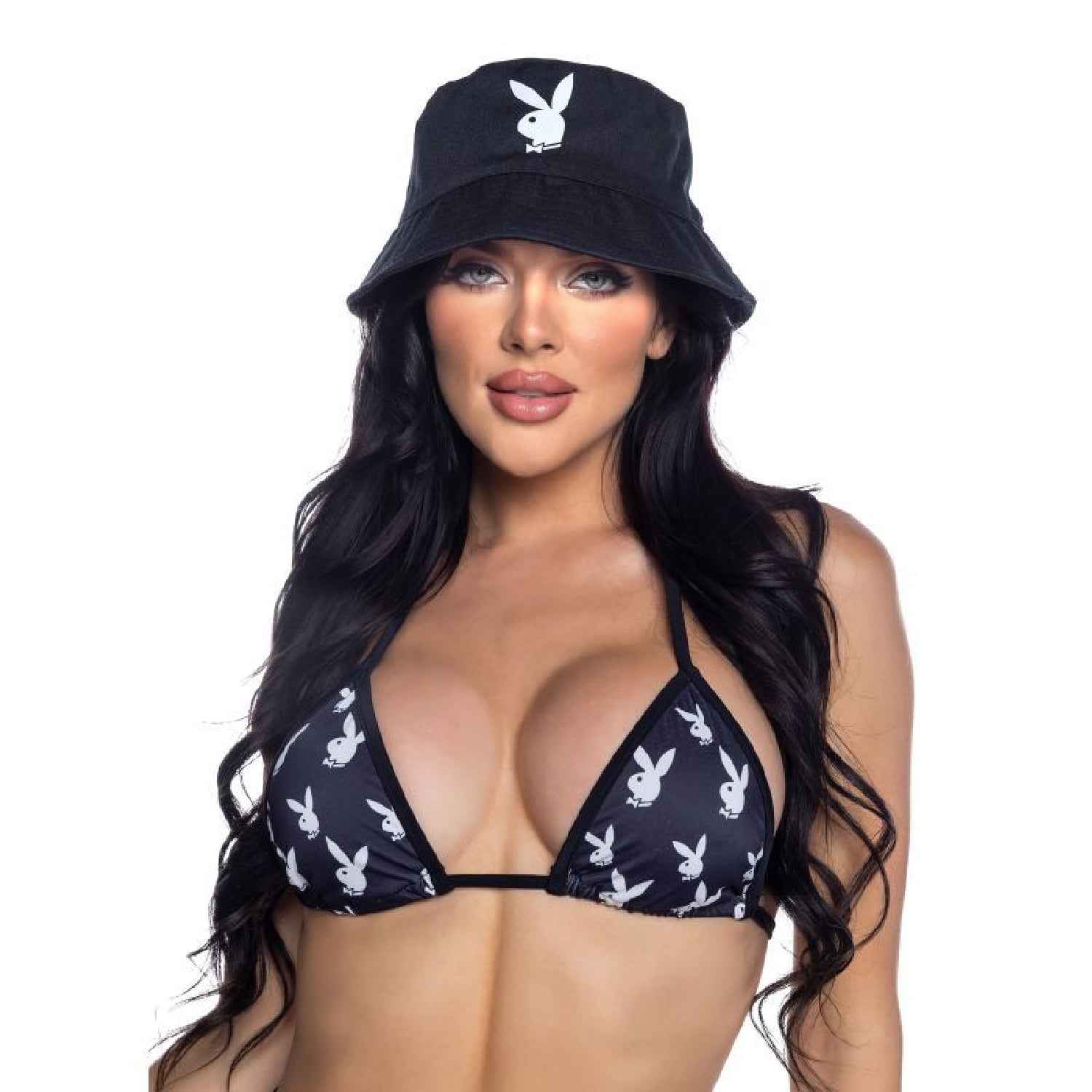 PlayBoy Bucket Hat - Black