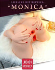 Spread Me Pussy and Anal Masturbator Torso Monica