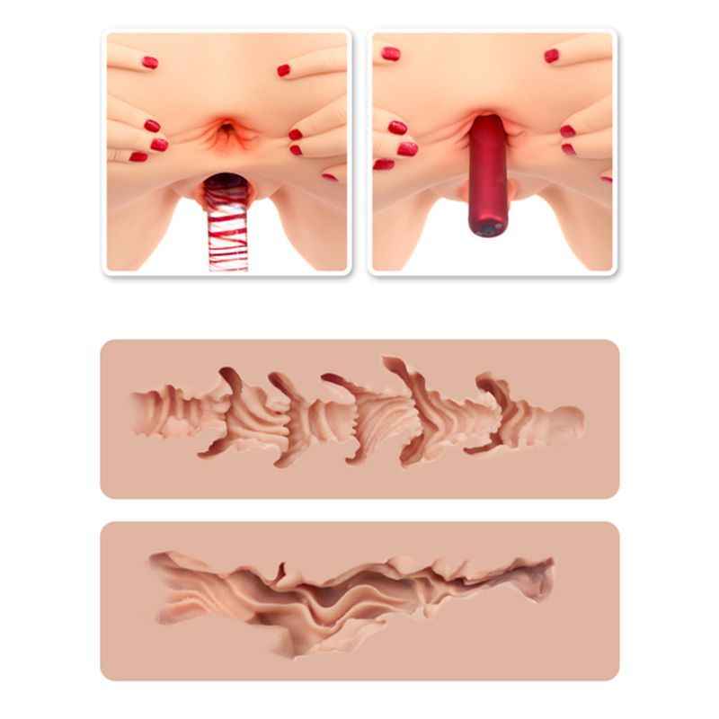 Spread Me Pussy and Anal Masturbator Torso Monica