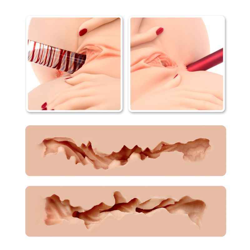 Spread Me Pussy and Anal Masturbator Torso Barbie