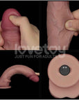 Vibrating Sliding Skin Pro II Silicone Dong 10in