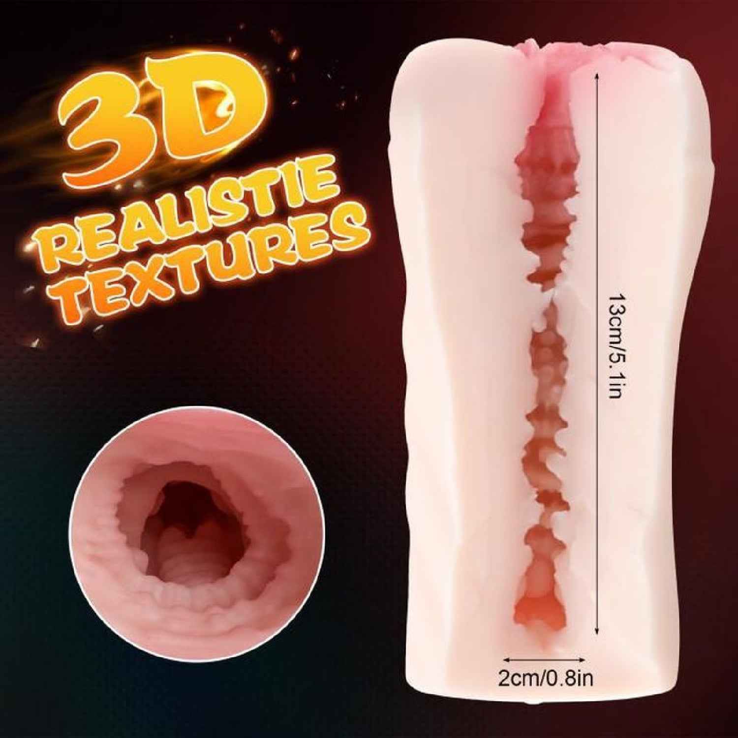 Penny Pussy Dual Layer Vibrating Masturbator