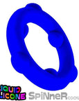 Spinner Silicone Ring Blue
