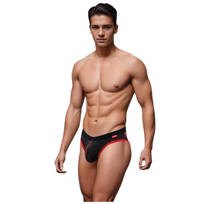 Envy Sport Mesh Jock Black