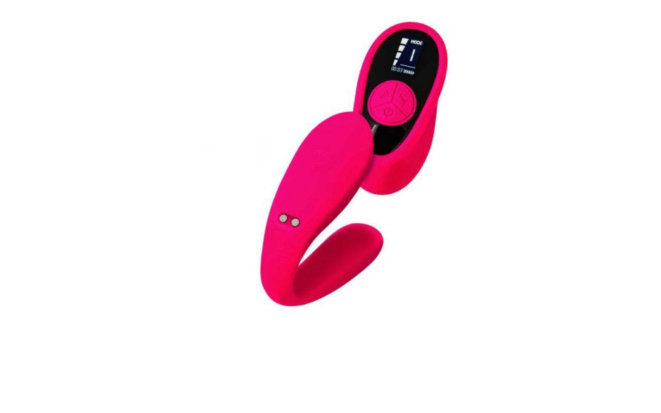 Couples Vibrator Dual Motor with Remote - Prawno - Pink - K. P.
