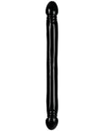 The Classic Double Header Dong - 18" - Smooth (Black)