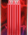 Japanese Drip Candles - 3 Pack (Red, Purple, Black)