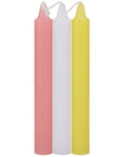Japanese Drip Candles - 3 Pack (Red, Purple, Black)