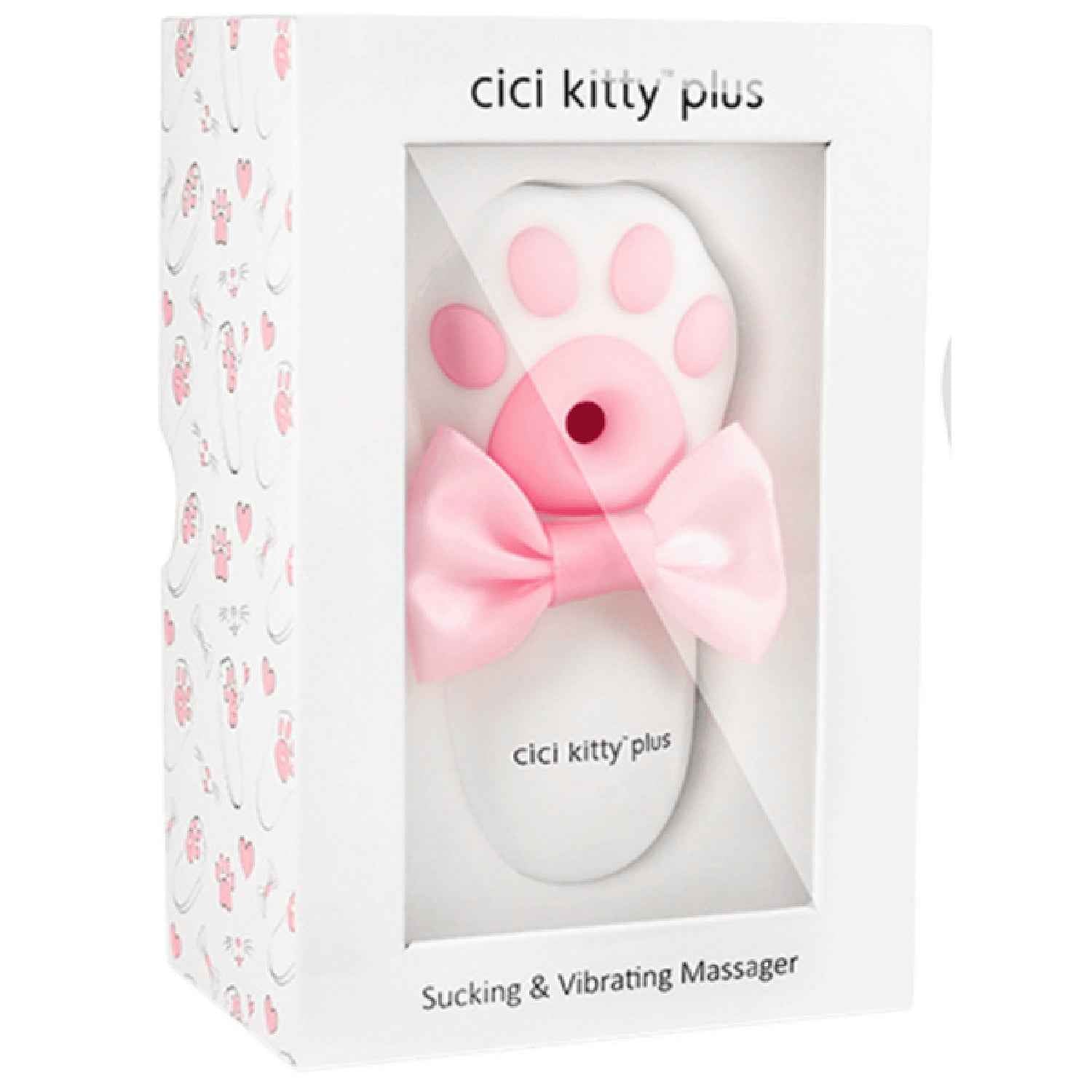 CICI KITTY PLUS - Suction and Vibration Massager (Pink)