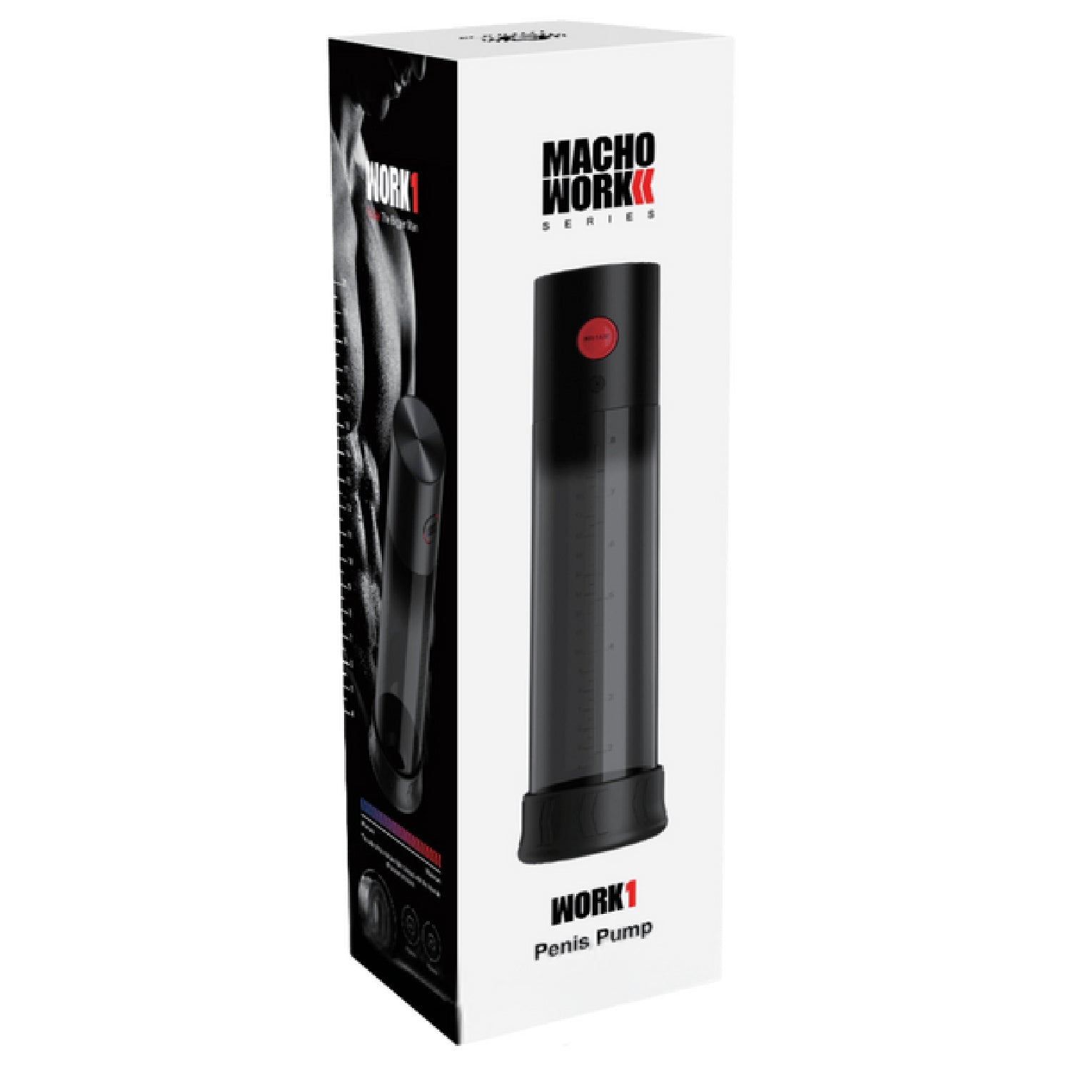 MACHO WORK 1 - Automatic Penis Pump with Suction Adjustable Electric Pump