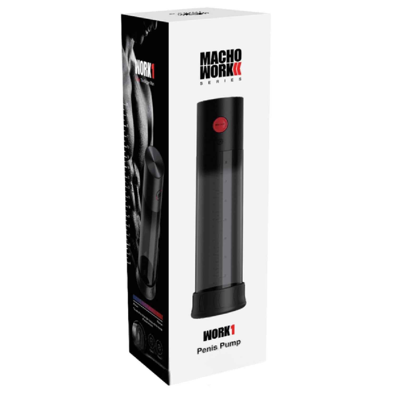 MACHO WORK 1 - Automatic Penis Pump with Suction Adjustable Electric Pump