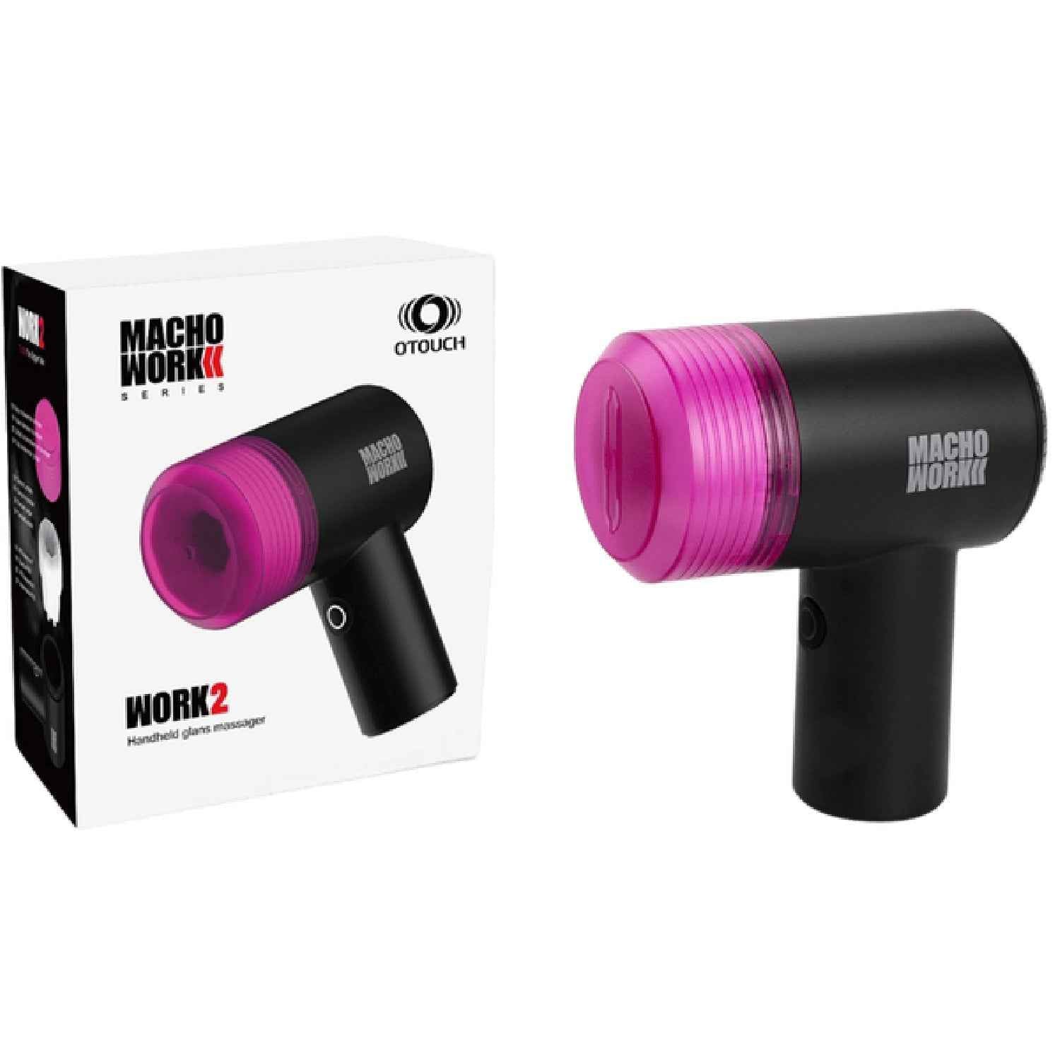 MACHO WORK 2 - Glan Massager with Air Suction and Tapping 10 Vibration Modes