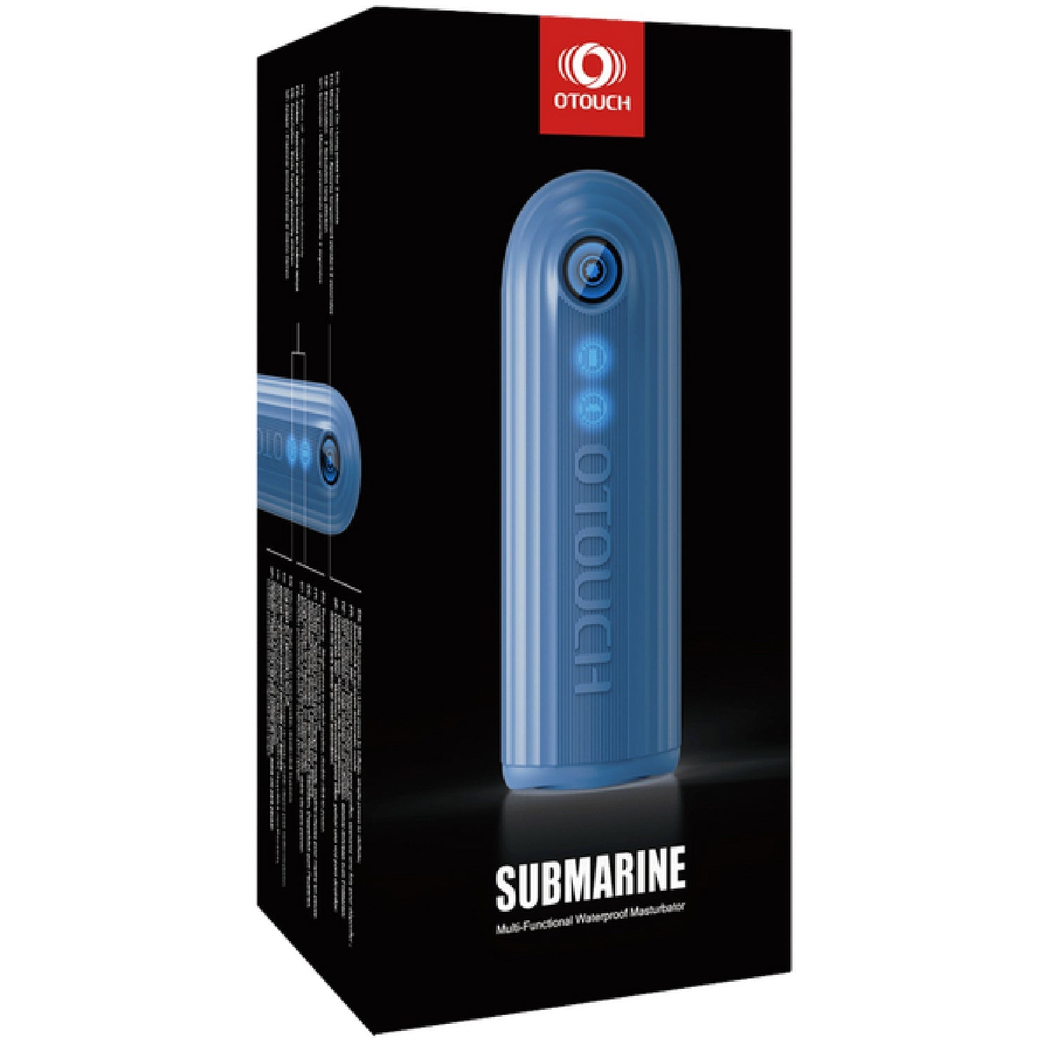 SUBMARINE - Waterproof Masturbator Thrusting, Vibration Combo -Shower Safe