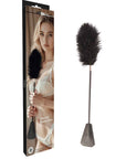 Crop with Feathers (Black)