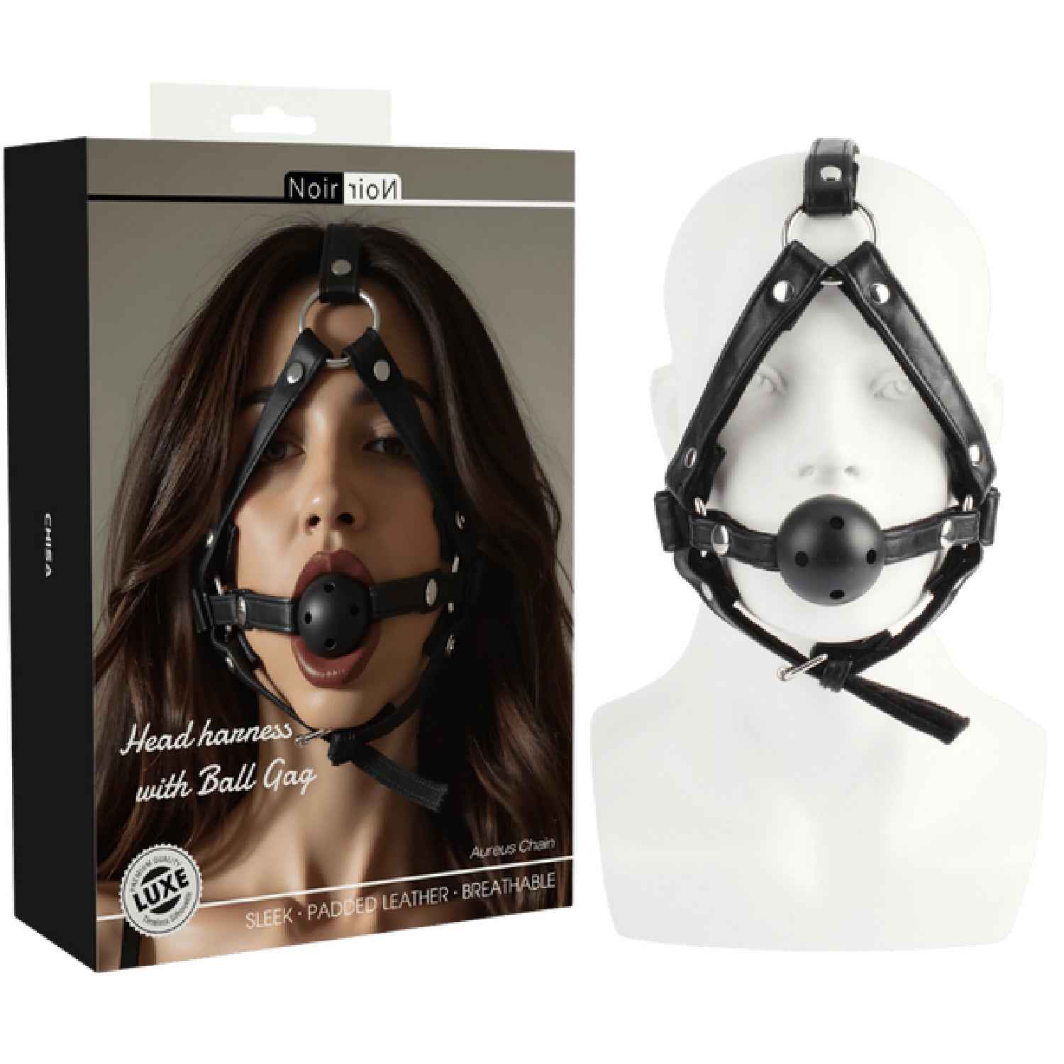 Head harness with Ball Gag