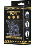 3-In-1 Silicone Anal Plug Set (Black)