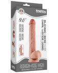 9.0'' Sliding Skin Dual Layer Dong (Flesh)