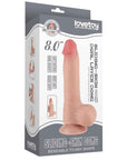 8'' Sliding Skin Dual Layer Dong (Flesh)