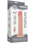 8" Sliding Skin Dual Layer Dong (Flesh)