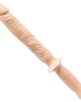 The Classic Manhandler - 10" Dildo Plus Handle (White)
