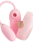 LOUIS - Suction and Vibrating Massager (Pink)