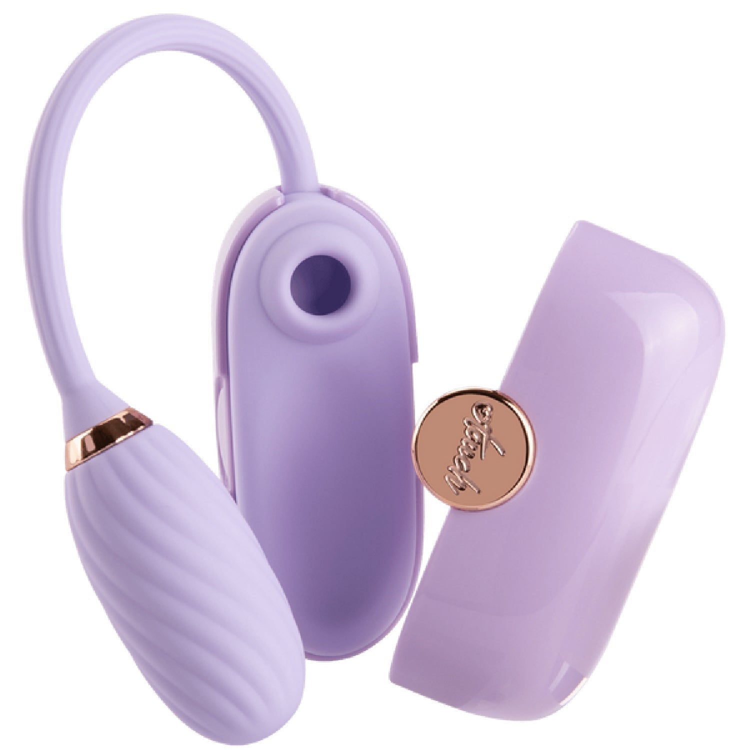 LOUIS - Suction and Vibrating Massager (Pink)