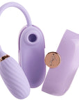 LOUIS - Suction and Vibrating Massager (Pink)
