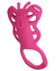 Rechargeable Strap-on Butterfly Massager - Aethon (Pink)