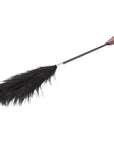 Crop with Feathers (Burgundy)