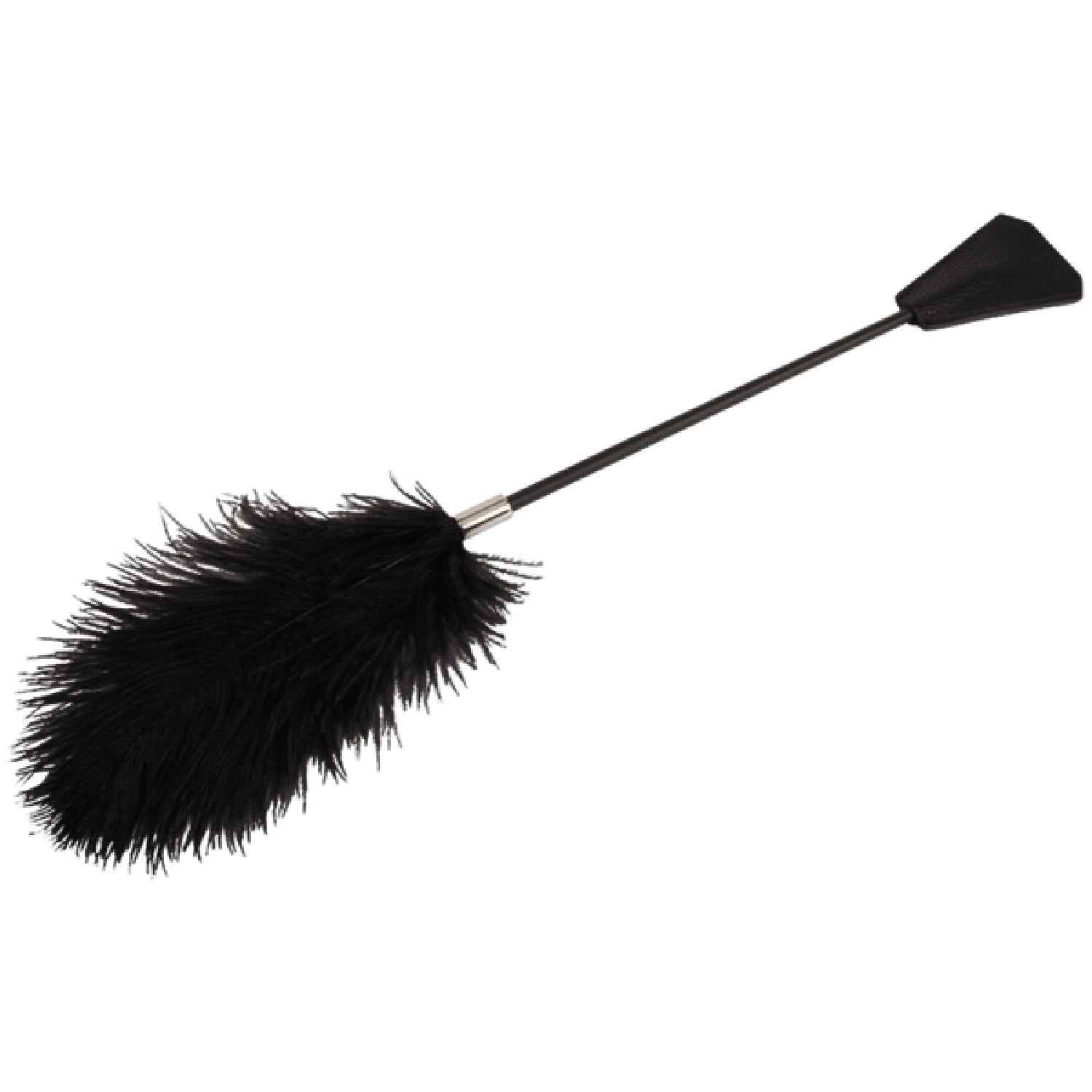 Crop with Feathers (Black)