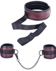Collar With Handcuffs (Brown)