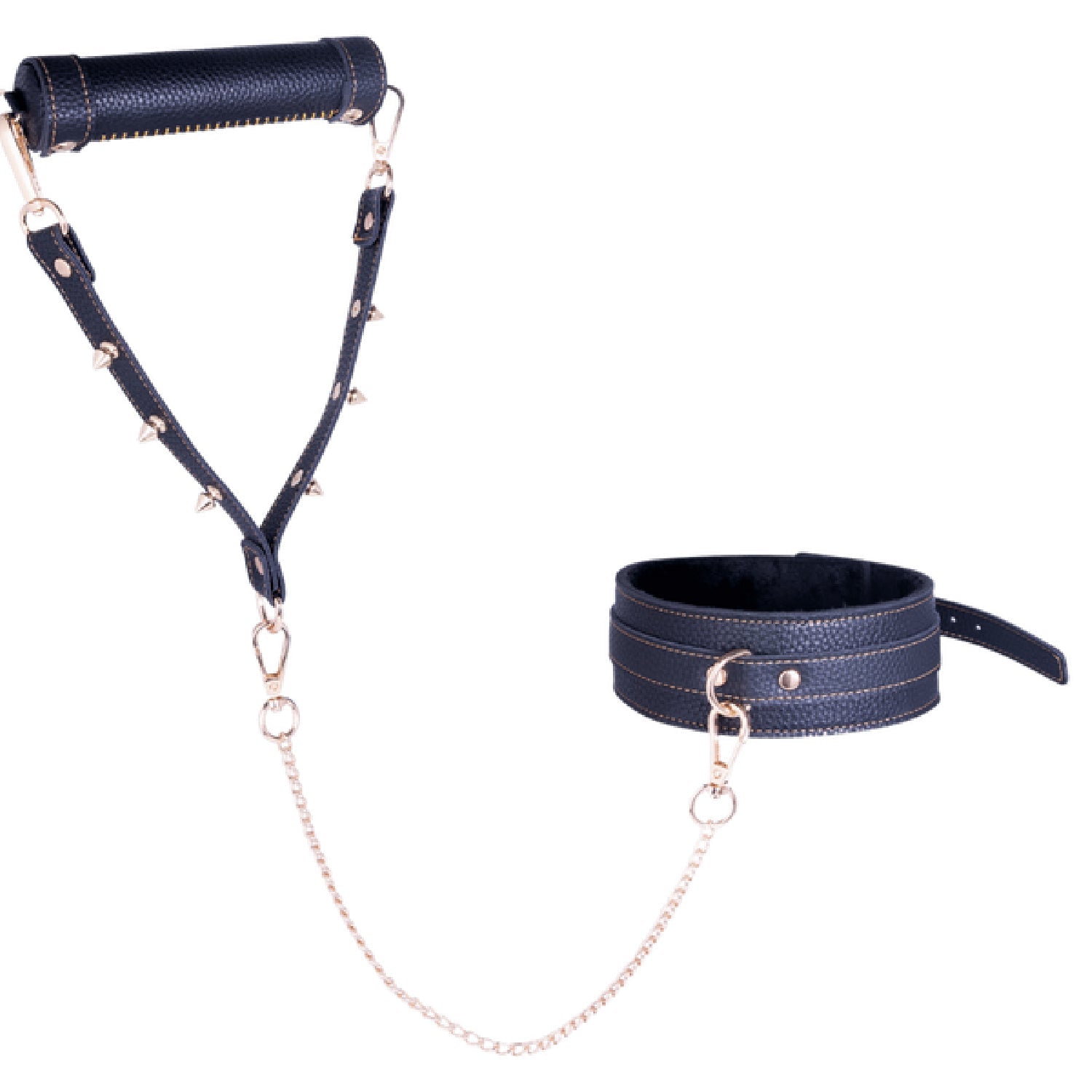 Collar and Leash (Black)
