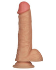 8'' Vibrating Power Basics Cock (Flesh)